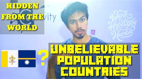 Top 3 Least Populated Countries In The World Hidden Unbelievable Facts Mohi Infotainment