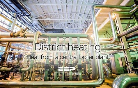 District Heating Heat From A Central Boiler Plant