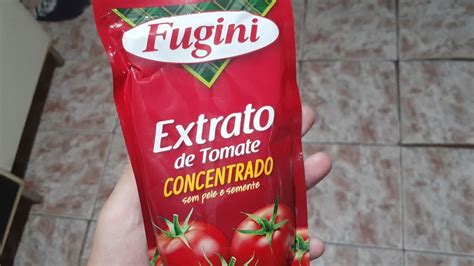 Extrato de Tomate Concentrado Sem Pele e Semente Fugini É Bom Vale a