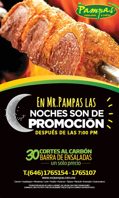 Mr Pampas Restaurante En Mr Pampas Las Noches Son De Promoción