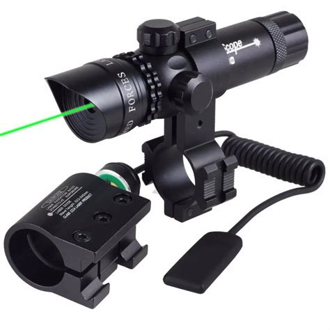 Shockproof Adjuctatble Laser Scope Tactical Green Dot Laser Sight Rifle ...