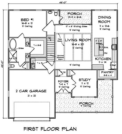 Cypress House Plan Farmhouse House Plan New American House Plan