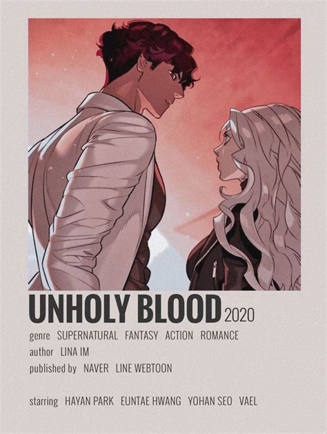 Unholy Blood Polaroid Poster | Livros manga, Filmes de anime, Mangá shoujo