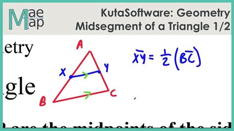 Midsegment Of A Triangle Worksheet Inspirational Midsegment ... - Worksheets Library