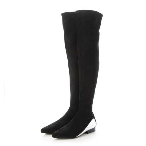 United Nude Flow Thigh Boot Lo Black Waja Bazar