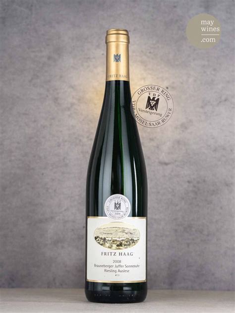 Brauneberger Juffer Sonnenuhr Riesling Auslese Nr Fritz Haag