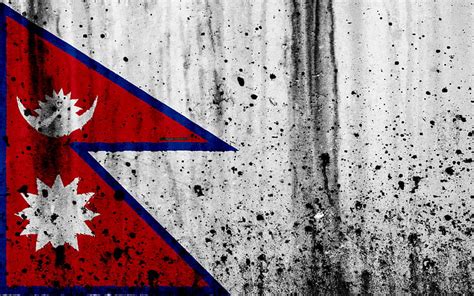 Nepali Flag Grunge Flag Of Nepal Asia Nepal National Symbols Nepal