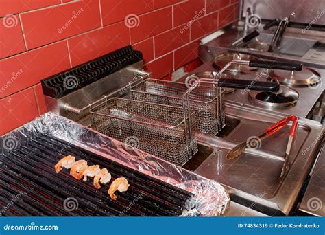 Commercial Kitchen Equipment Stock Image Image Of Cooking Empty