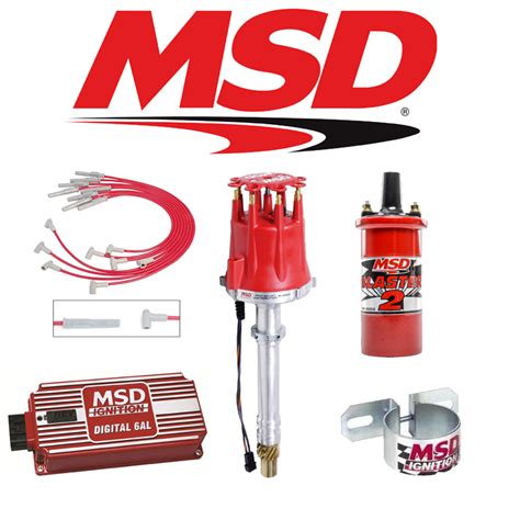 Msd Complete Ignition Kit Digital 6al Distributor Wires Coil Bbc Roller Cam