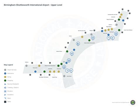 Birmingham-Shuttlesworth International Airport (BHM) | Terminal | Level 2