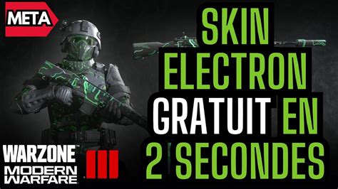 D Bloquer Le Skin Gratuit Warzone Mw Electron Energy Glitch Warzone