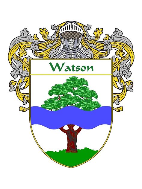 "Watson Coat of Arms / Watson Family Crest" by William Martin | Redbubble