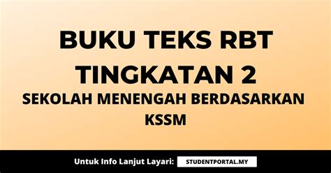 Buku Teks Rbt Tingkatan Sekolah Menengah Kssm