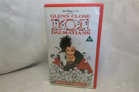 VHS VIDEO WALT Disney Pictures Presents 101 Dalmatians U Starring