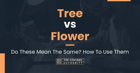 Tree vs Flower: Do These Mean The Same? How To Use Them