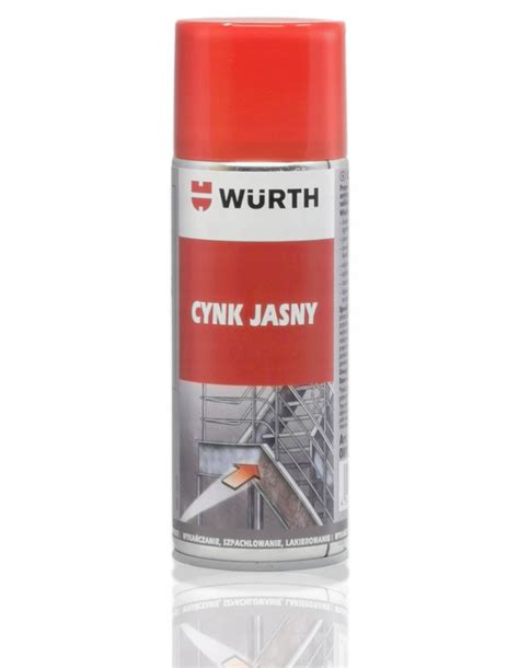 Ocynk W Spray Ml Cynk Jasny Wurth Antykorozja Cena