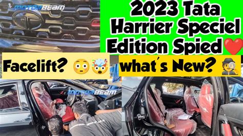 Tata Harrier Special Edition Spied With Red Accents Tata Harrier