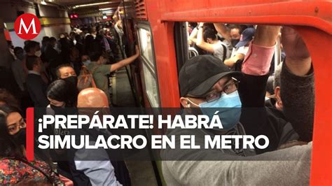 El Metro De La Cdmx Se Prepara Para Simulacro Nacional Ante