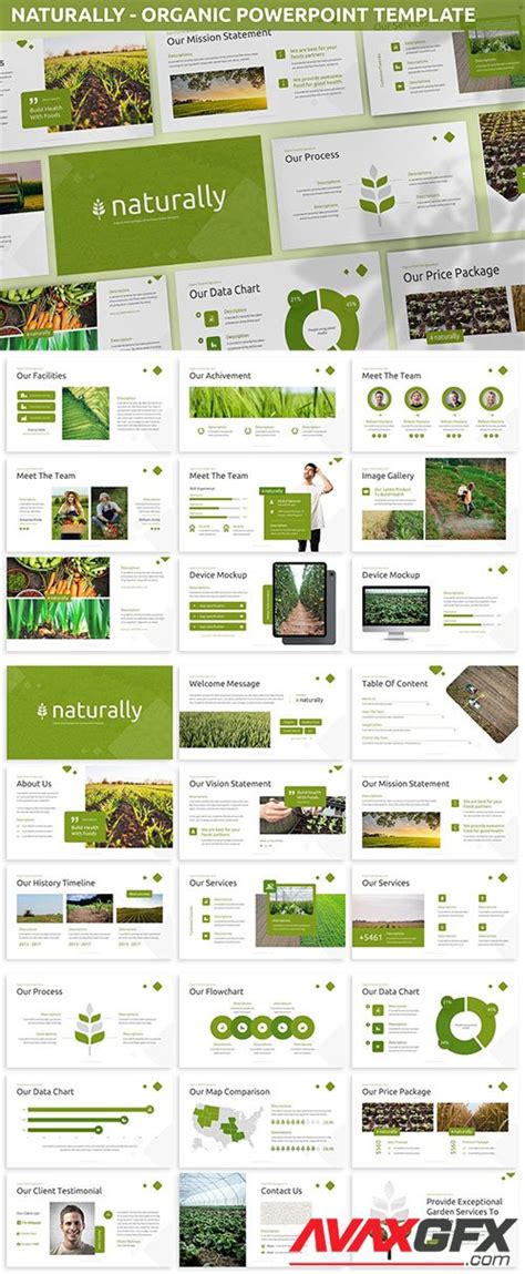 Naturally Organic Powerpoint Template Download Powerpoint