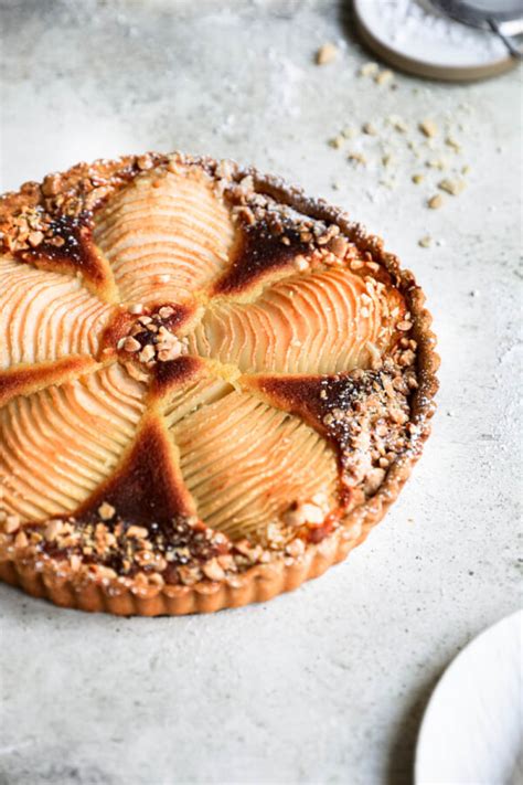 French Pear Almond Frangipane Tart Belula