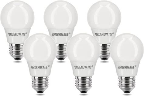 Groenovatie E27 Led Lamp 3w Warm Wit 6 Pack Bol