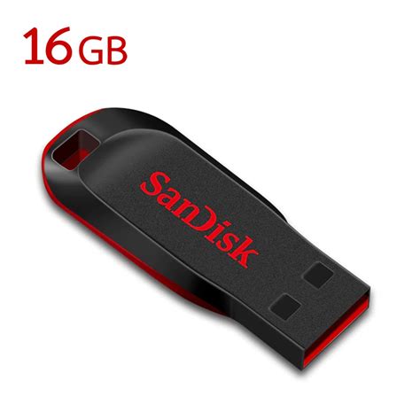 Pendrive Sandisk Cruzer Blade Original Capacidade De Mem Ria Gb