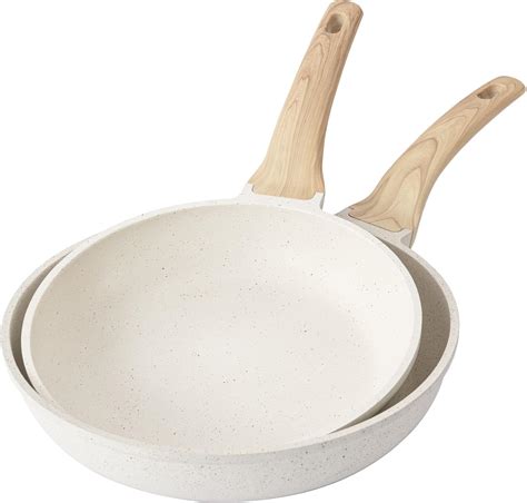 CAROTE 9 5 11 Nonstick Frying Pans Set 2 Piece Granite Skillet