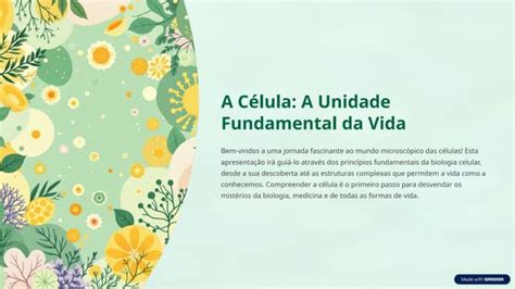 Qual É A Unidade Fundamental Da Vida - A-Celula-A-Unidade-Fundamental-da-Vida.pptx