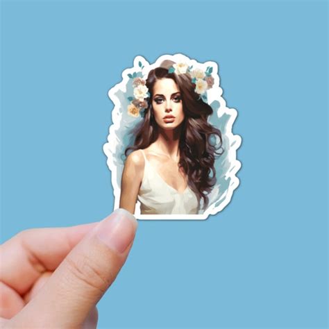 Lana Del Rey Sticker Laptop Etsy