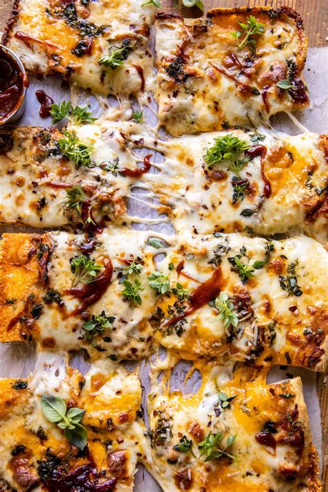 Sheet Pan BBQ Chicken Pizza