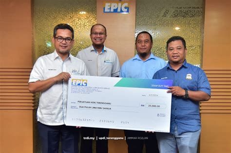 EPIC Sumbang RM25 Ribu Suntik Semangat Pasukan Hoki Terengganu TRDI News