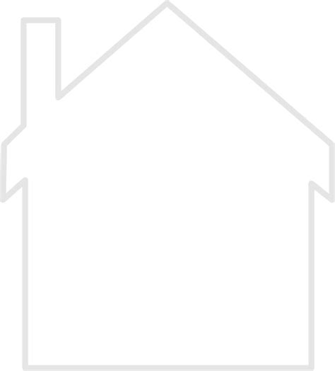 House Outline Clip Art At Vector Clip Art Online Royalty