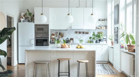 Modern White Kitchen Stock Photos, Images and Backgrounds for Free Download