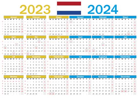 Kalender Met Weeknummers Nederland