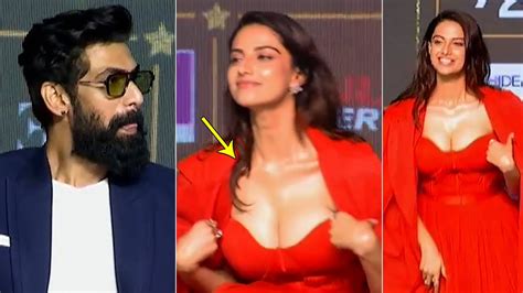 Rana Daggubati Looks Towards Meenakshi Chaudhary Siima Press