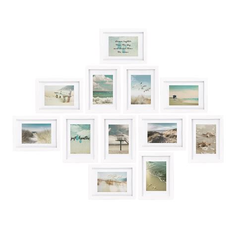 Bomoe Set de 12 Cadres Photos Ocean lot pour décoration Murale pour