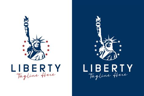 The Statue of Liberty Logo Design Graphic by byemalkan · Creative Fabrica