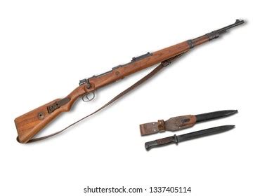 German Rifle Gewehr 98 Bayonet Isolated Stock Photo 1337405114 ...