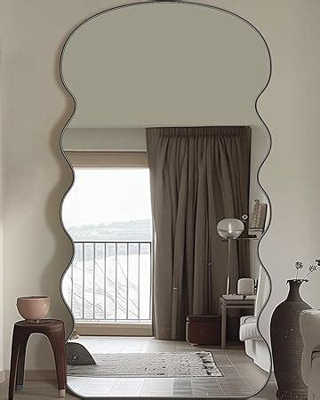 Amazon Antok Full Length Mirror 76 X34 Wavy Mirror Full Length