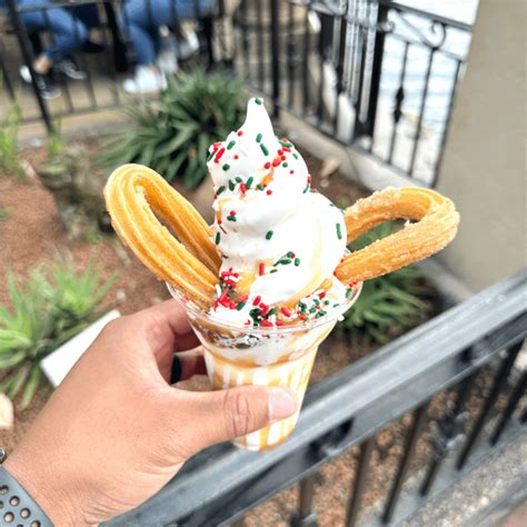 Churro Sundae Epcot Mexico Urban Tastebud Disney