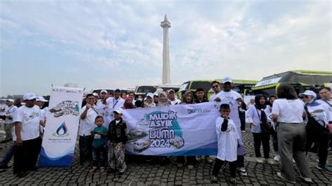 Jasa Tirta II Berangkatkan 200 Peserta Mudik Dalam Program Mudik Asyik