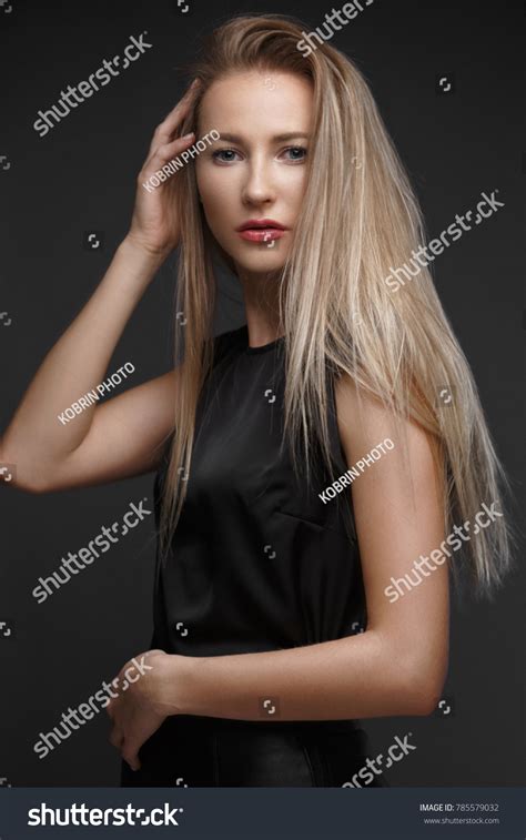 Стоковая фотография 785579032 Sexy Fashion Model Long Hair Young Shutterstock