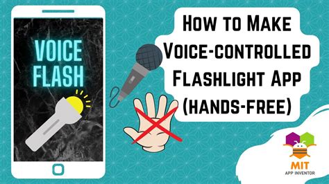 Voice Controlled Flashlight App Hands Free Continuous Speech