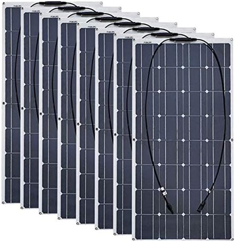 Solarpanel Kit 4 Stück 100 W Flexibles Solarpanel 400 W