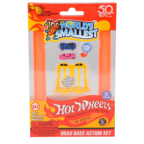 World S Smallest Hot Wheels Drag Race Set
