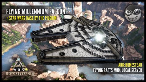 Flying Millennium Falcon Star Wars Base By The Pilgrim ARK