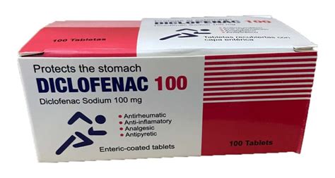 Diclofenaco Sodico 100mg Blister 10 Tabletas Q2 Vida