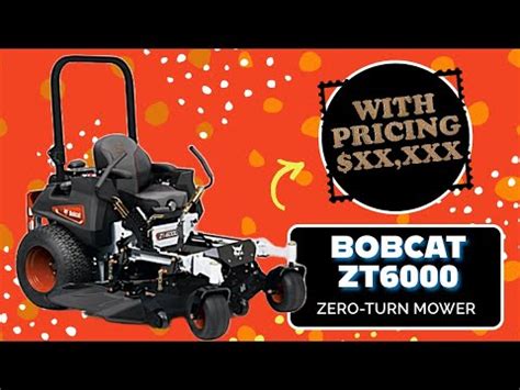 Bobcat Zt Zero Turn Mower Walkaround With Pricing Youtube