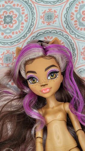 Monster High Creepover G3 2022 Clawdeen Nude Doll EBay