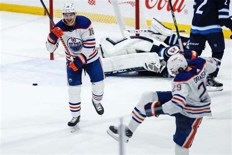 Nhl Draisaitl Trifft Oilers Mit Kleiner Serie Seider Gewinnt